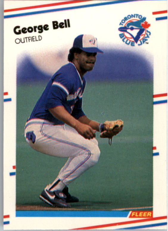 1988 Fleer Mini Baseball Cards 059      George Bell